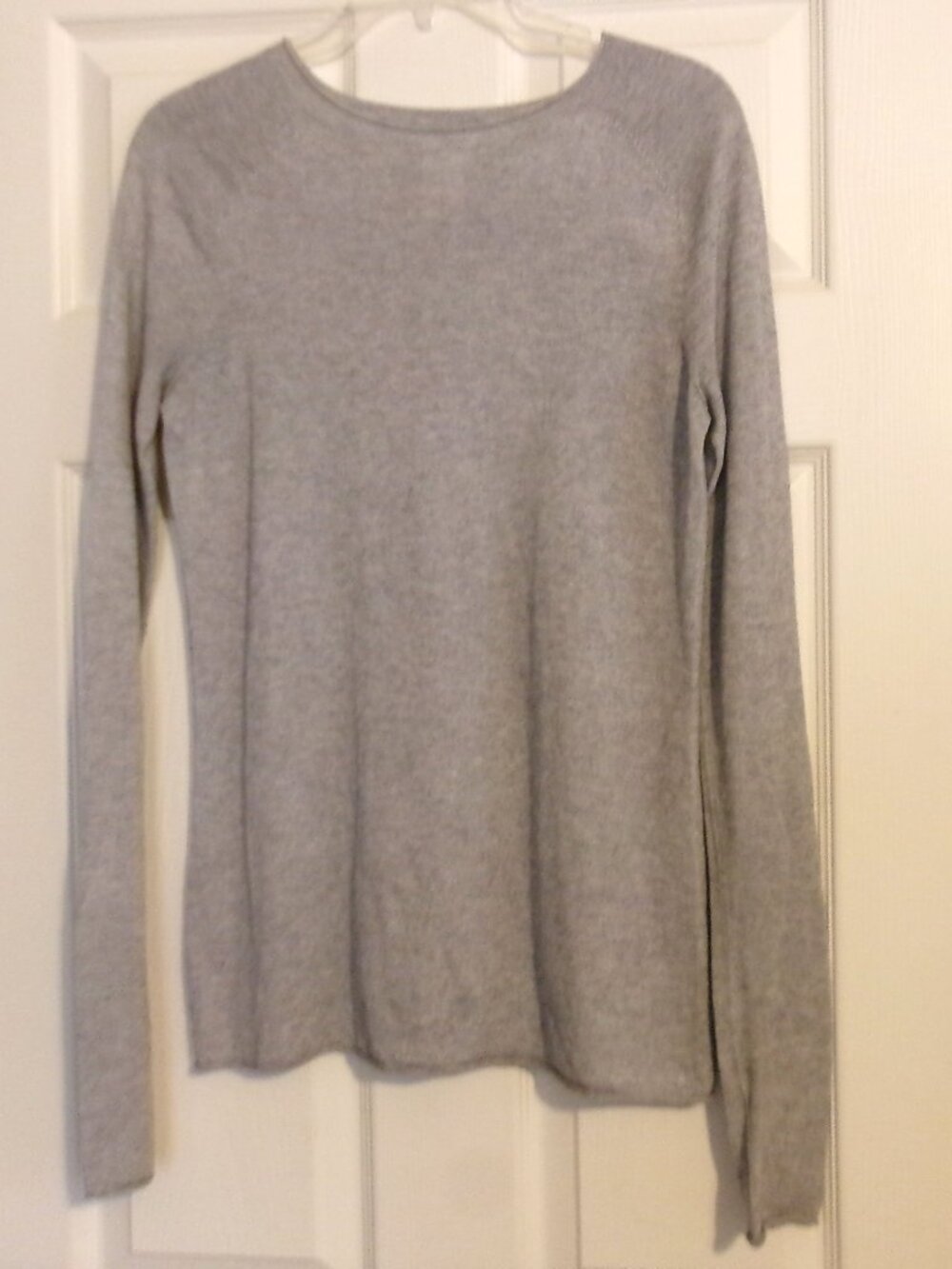 VINCE Gray Lightweight Sweater Silk & Cashmere Blend Size S